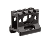 3-slot Slim Picatinny Short Riser Mount in matte black finish
